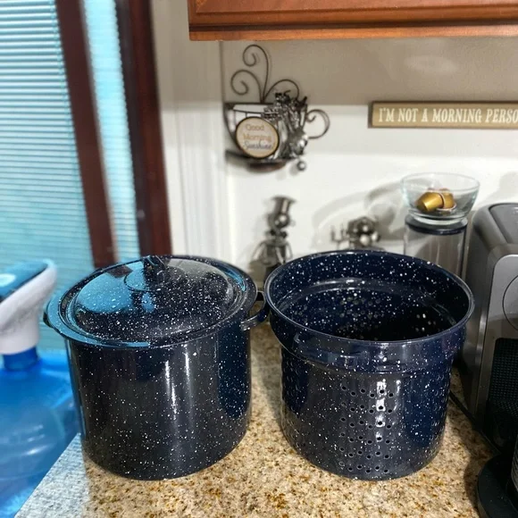Granite Ware Enamel on Steel Multiuse Pot - Picture 2 of 6